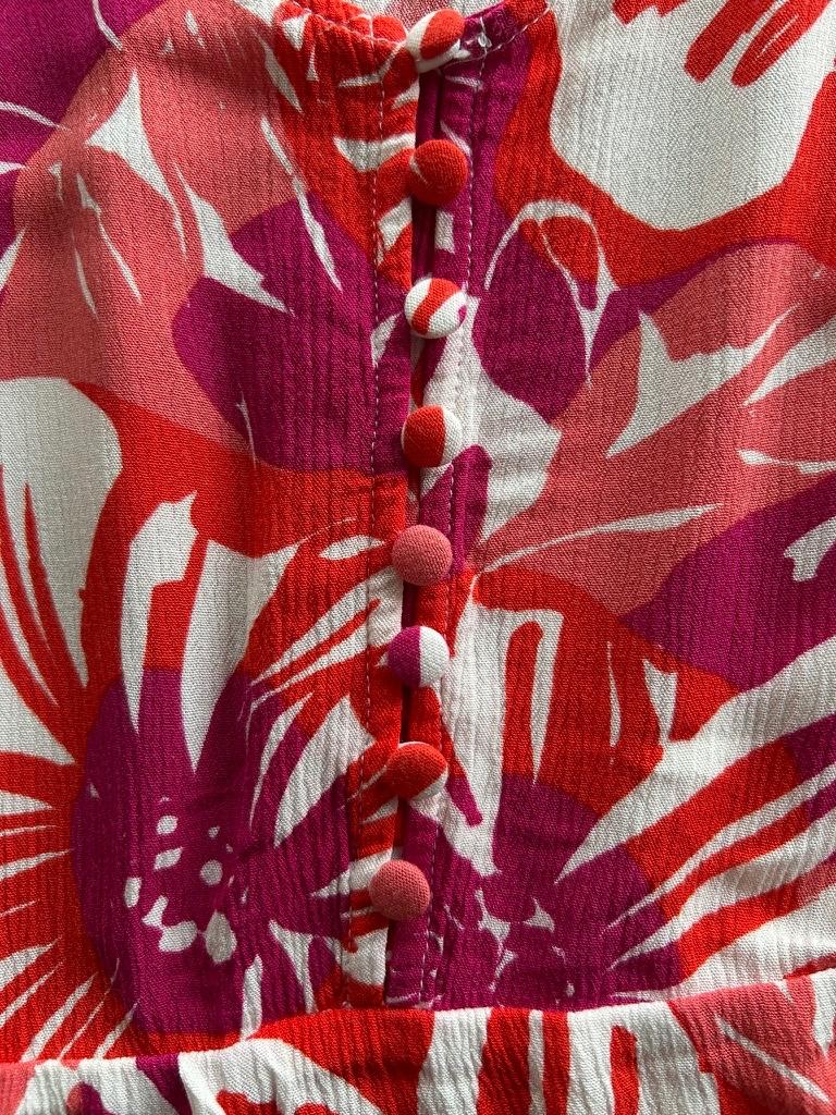 Fabienne Chapot maat 40 roze tropische mona dress 2169, Maat 38/40 (M), Ophalen of Verzenden, Zo goed als nieuw, Roze