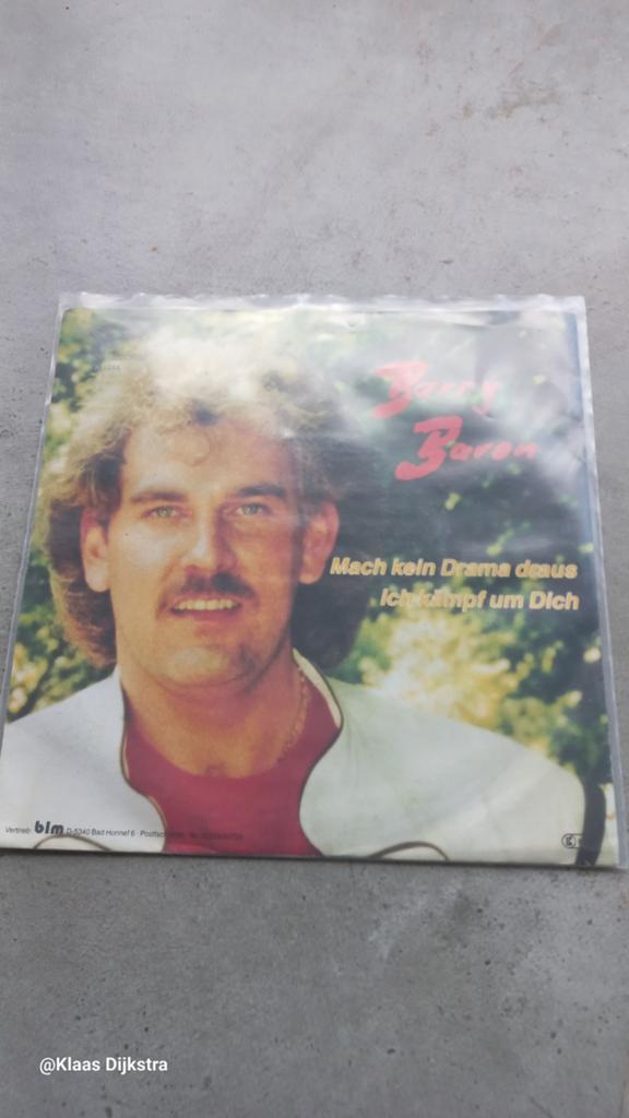 Barry Baron - Mach kein Drama draus / Ich kämpf um Dich, Gebruikt, 7 inch, 1980 - 1989, Ophalen of Verzenden
