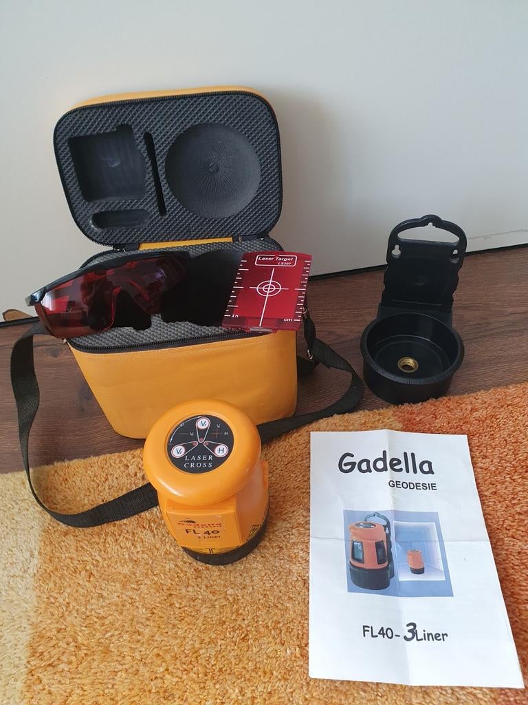 Geo-Fennel FL 40-3 Liner HP kruislijntaser met draagtas, Ophalen