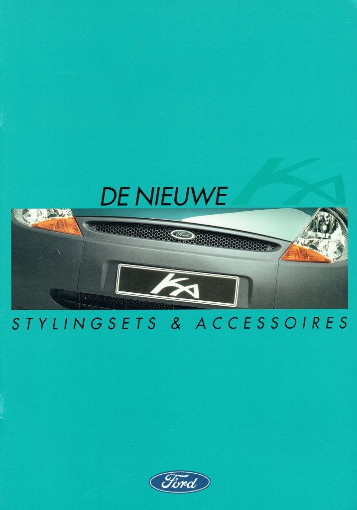 Folder Ford Ka Stylingsets & Accessoires (1996), Verzenden, Gelezen, Ford