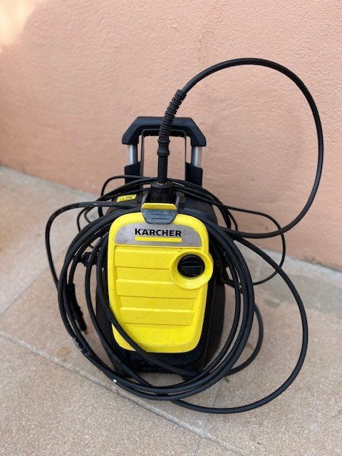 Hogendrukspuit Karcher met div toebehoren zie foto., Ophalen, Kärcher ., Zo goed als nieuw, Elektrisch
