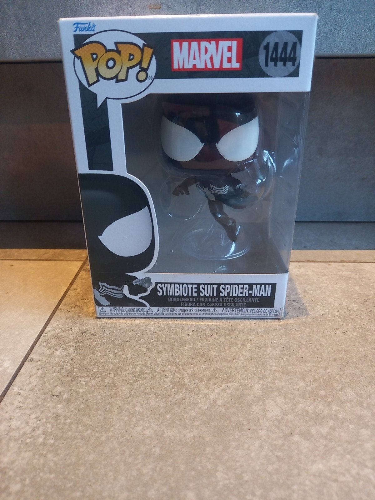 Funko Pop! Marvel 1444 Symbiote Suit Spider-Man, Ophalen of Verzenden, Zo goed als nieuw