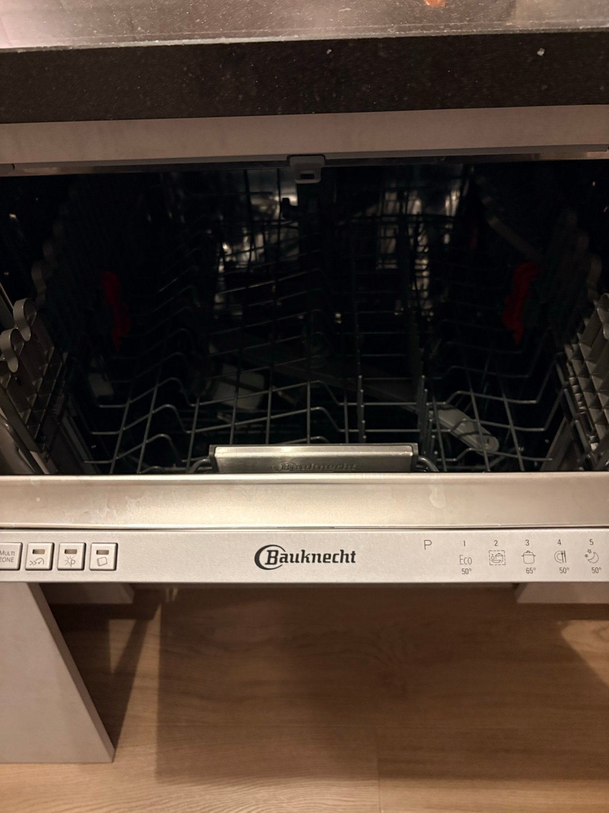 Defecte Bauknecht inbouw vaatwasser - voor onderdelen, Witgoed en Apparatuur, Ophalen of Verzenden, Niet werkend, Inbouw, 60 cm of meer