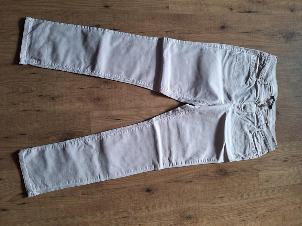 Nieuwe broek offwhite 42 jeans elasthaan Promiss, Promiss, Beige, Maat 42/44 (L), Nieuw