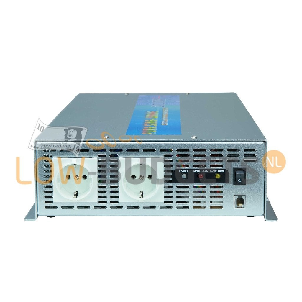 Pure Sinus Omvormer 2000W 12V-230V met Afstand, Verzenden, Nieuw
