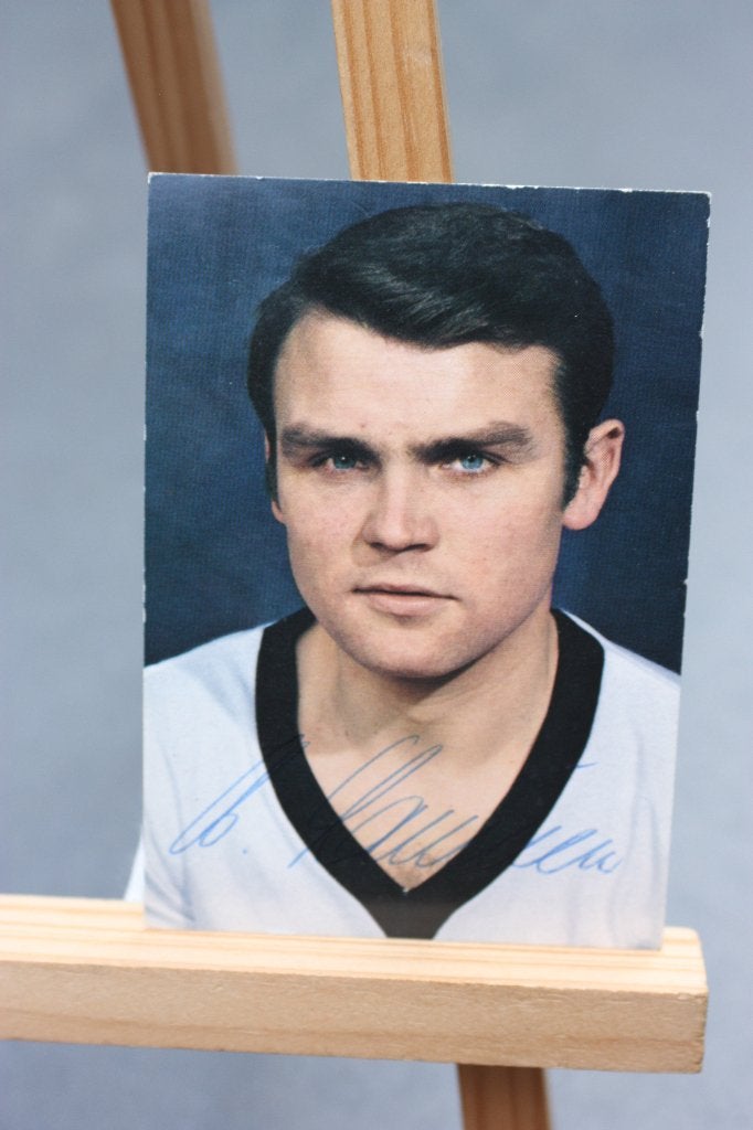 Oud fotokaartje Herbert Laumen Borussia met handtekening, Ophalen of Verzenden, Gebruikt, Buitenlandse clubs, Poster, Plaatje of Sticker