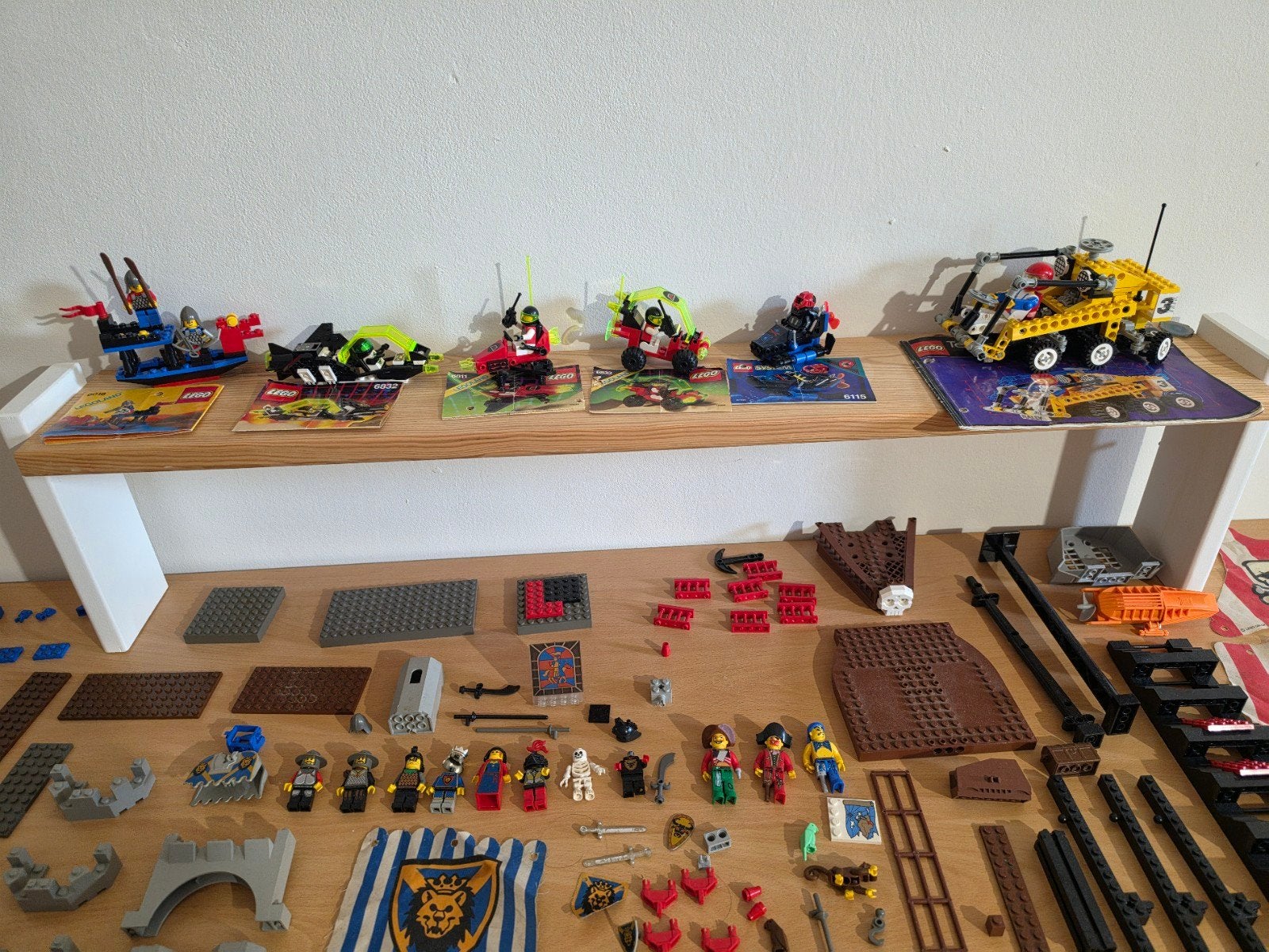 Grote partij vintage LEGO 1989–2000 compleet en incompleet, Ophalen of Verzenden, Gebruikt
