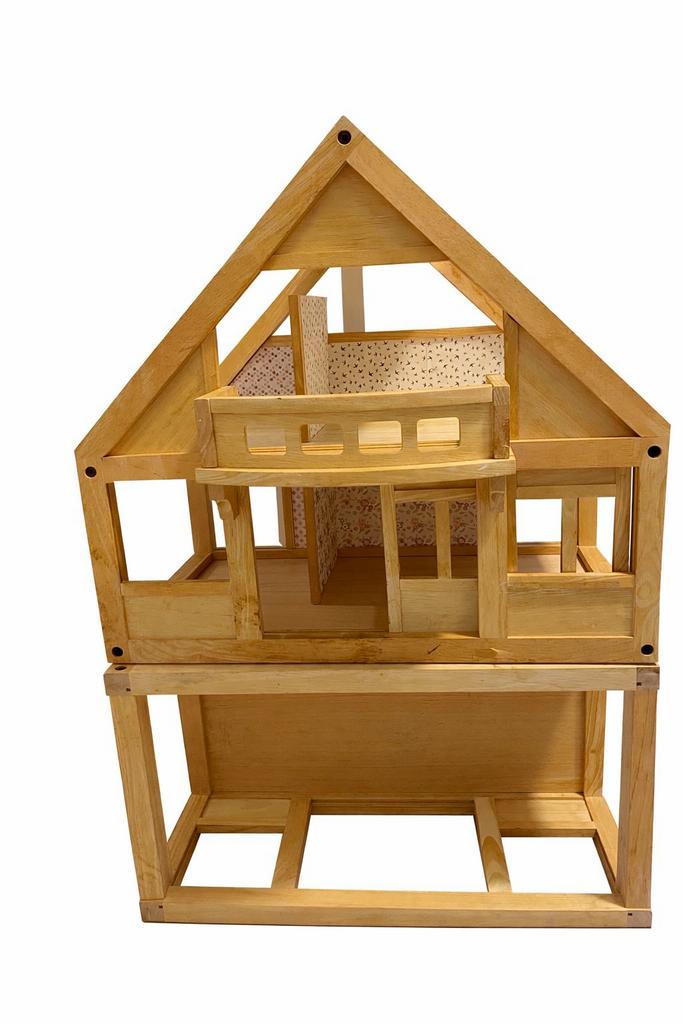 Poppenkast Poppenhuis poppenkast met accessoires, Ophalen of Verzenden, Gebruikt, Poppenhuis
