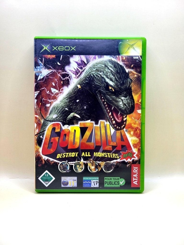 Godzilla Destroy All Monsters Melee (No Manual) Xbox, Avontuur en Actie, Microsoft, Eén computer, Ophalen of Verzenden