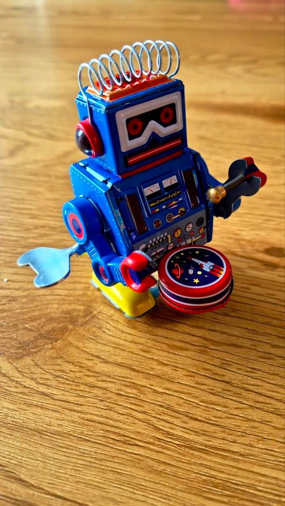 Blikken robot, opwindbaar., Antiek en Kunst, Ophalen of Verzenden