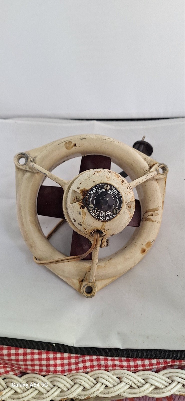 Vintage Stork Ventilator N.V. Industriële Ventilator, Ophalen of Verzenden