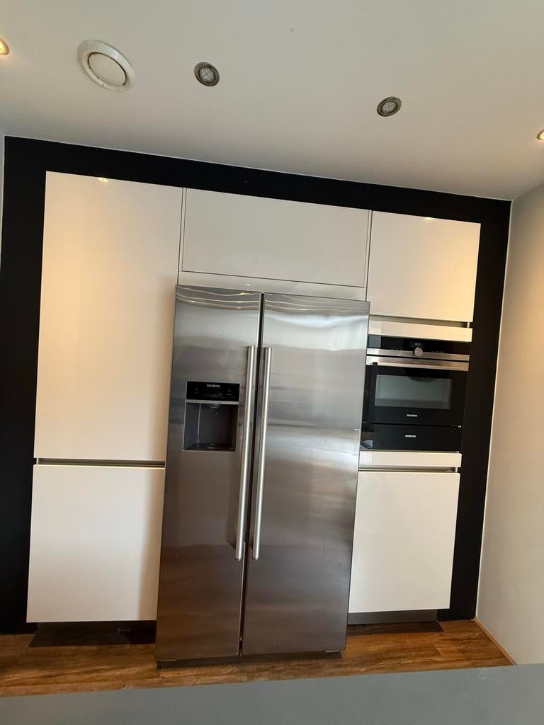 Luxe Siematic Kastenwand + Siemens Apparatuur, Huis en Inrichting, Overige materialen, Wit, Enkelwandige keuken, Ophalen of Verzenden