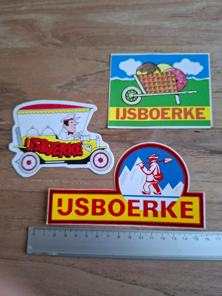 Stickers IJsboerke, Ophalen of Verzenden, Zo goed als nieuw, Merk