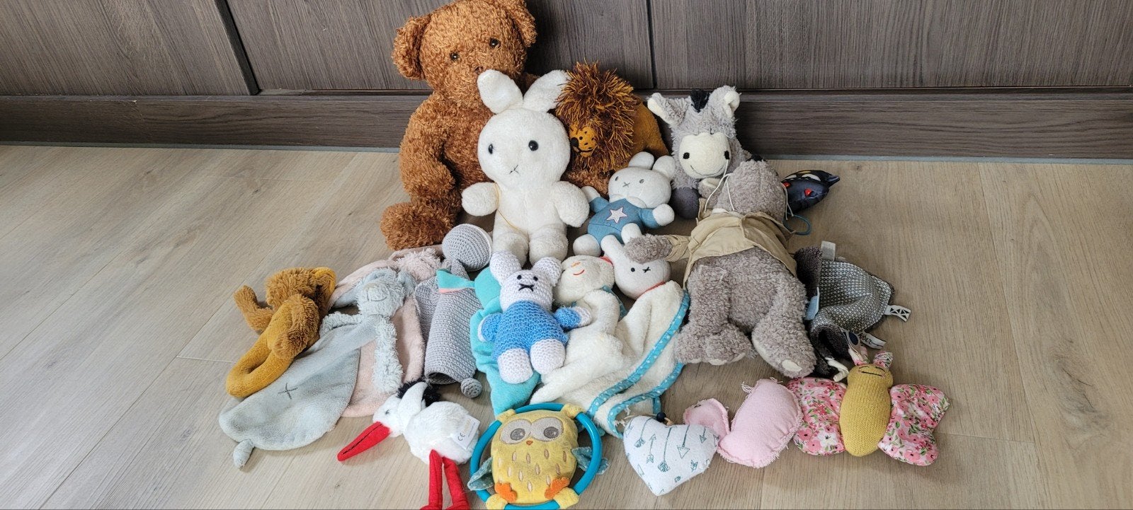 Collectie knuffels en knuffeldoekjes, Overige karakters, Ophalen of Verzenden, Gebruikt, Overige merken