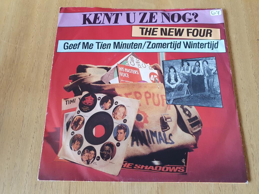 The New Four - Geef me tien minuten/Zomertijd Wintertijd, Cd's en Dvd's, Ophalen of Verzenden, Zo goed als nieuw, Overige formaten