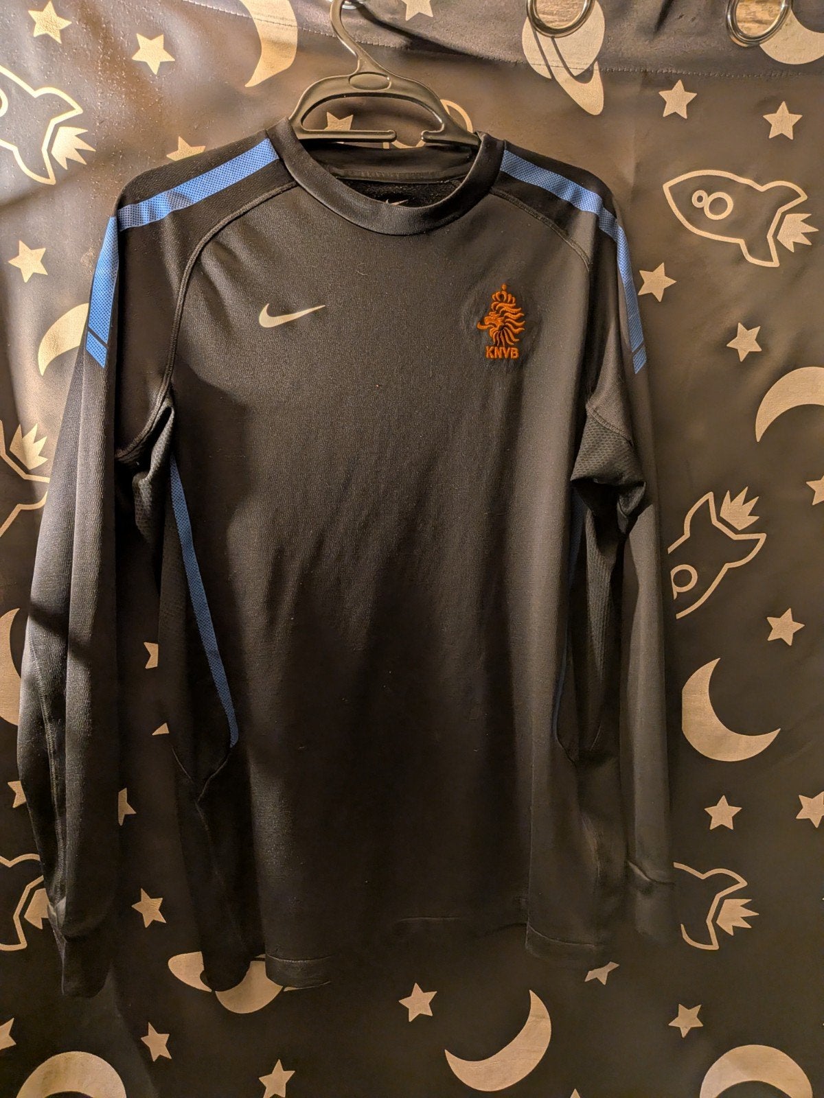 Nederlands Elftal Trainings shirt 2004/2006 Maat L, Maat 52/54 (L), Zwart, Nike, Ophalen of Verzenden