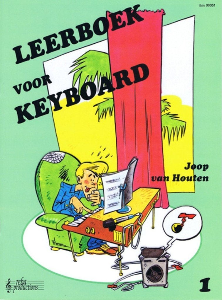 Leerboek voor Keyboard deel 1-2-3 Van Houten, Gebruikt, Verzenden, Artiest of Componist, Keyboard