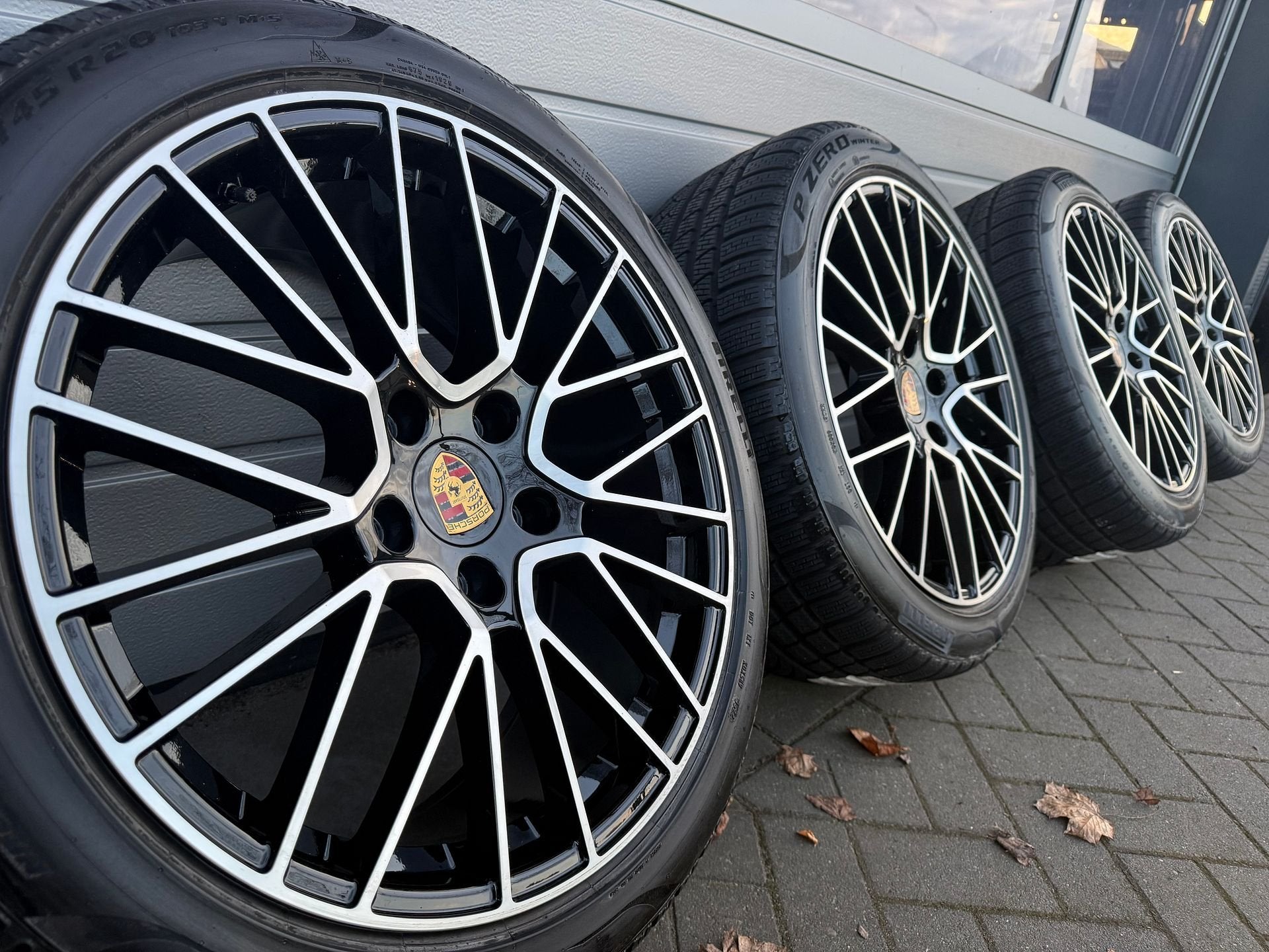 20 Inch Porsche Taycan S Turbo GT GTS 4s velgen met banden, Auto-onderdelen, Banden en Velgen, -, 285 mm, -, Banden en Velgen