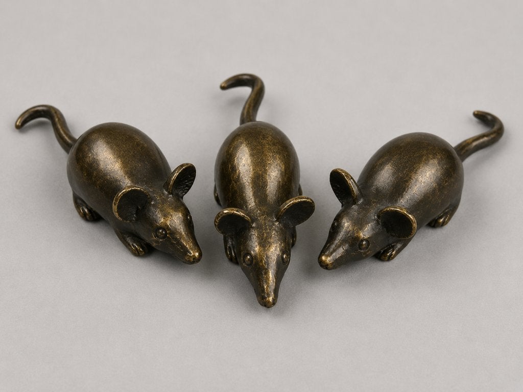 MUIS / bronzen beeld, Ophalen of Verzenden, Nieuw, Overige soorten, Beeldje of Figuurtje