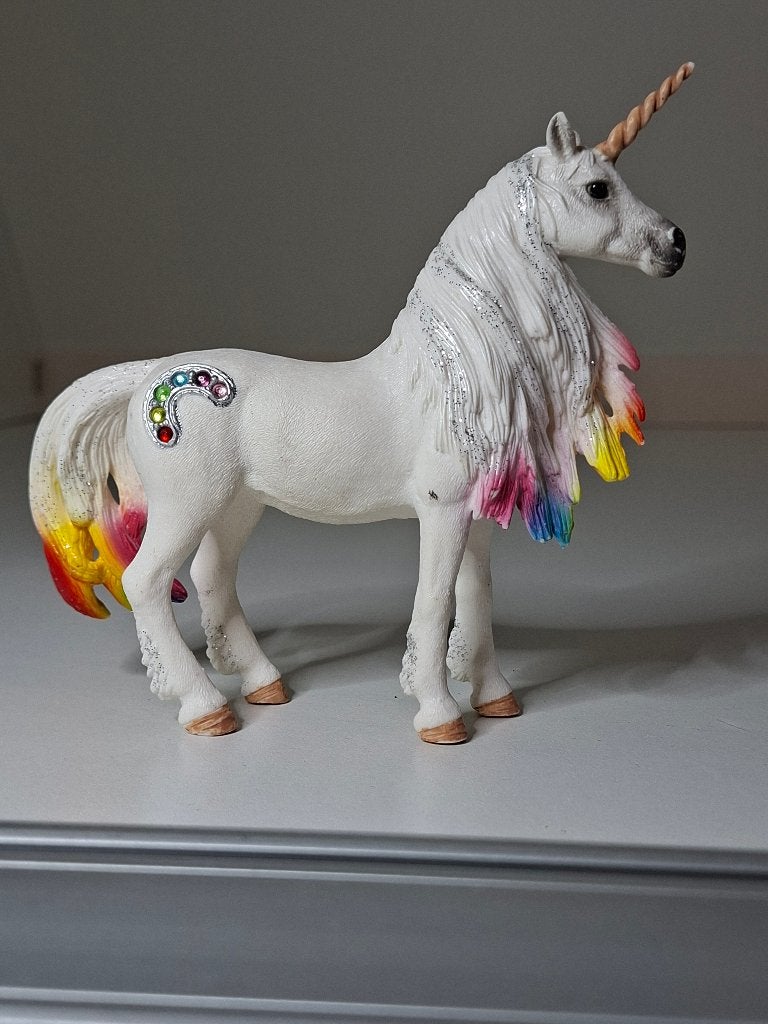 Schleich Bayala eenhoorn regenboog, Verzamelen, Speelgoed, Ophalen of Verzenden, Zo goed als nieuw
