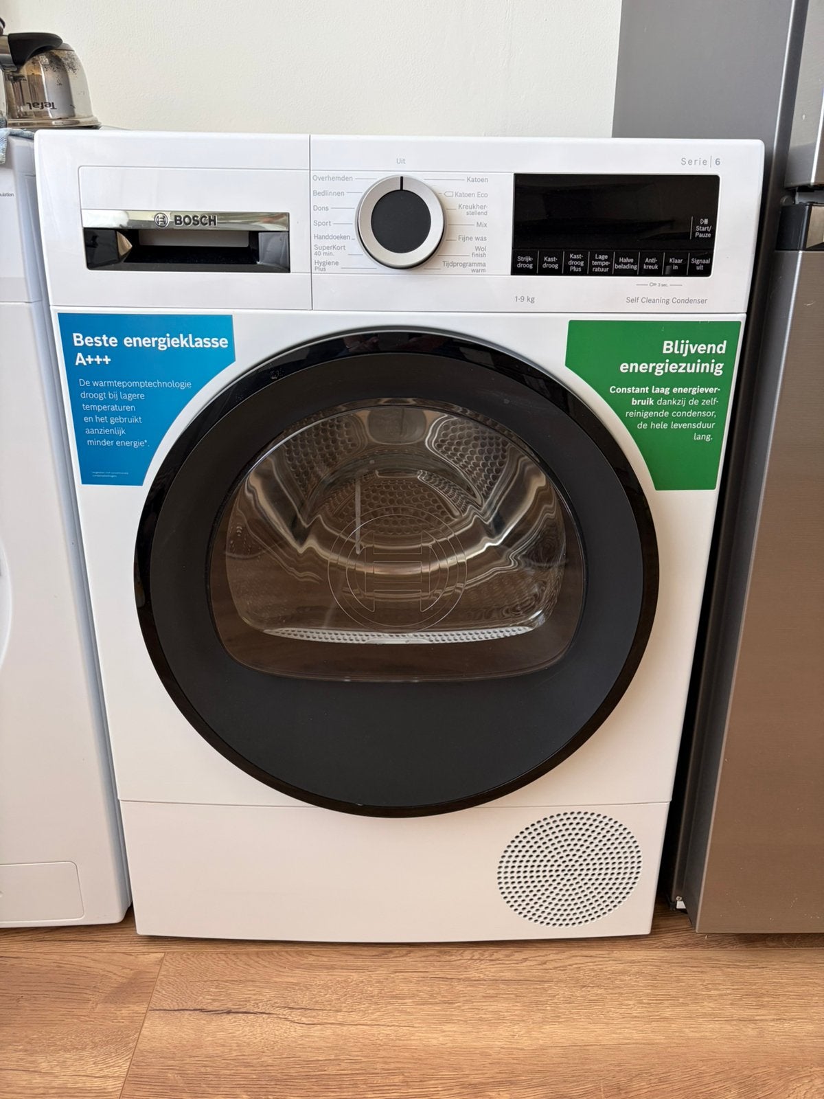 Bosch Wasdroger, Ophalen, 8 tot 10 kg, Zo goed als nieuw, Energieklasse A of zuiniger