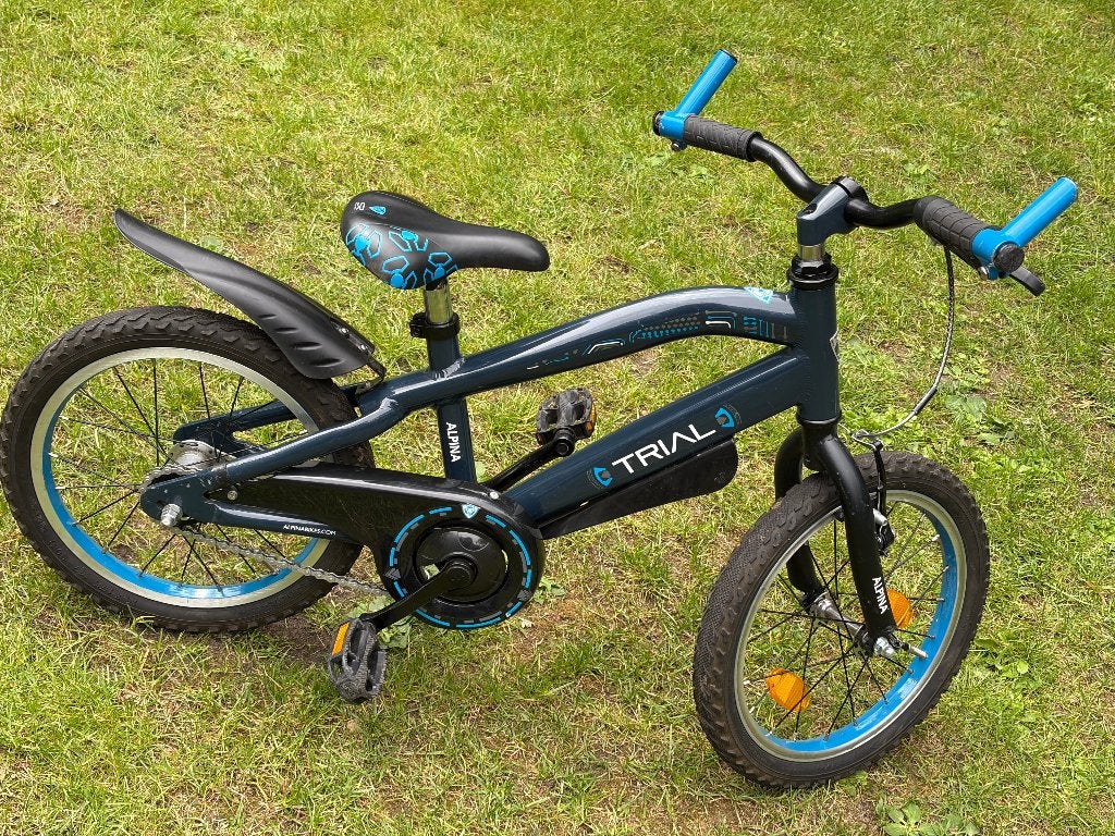 Alpina Trial 16 inch Kinderfiets, Fietsen en Brommers, Fietsen | Kinderfietsjes, Ophalen, Terugtraprem, Alpina Trial, 16 tot 20 inch