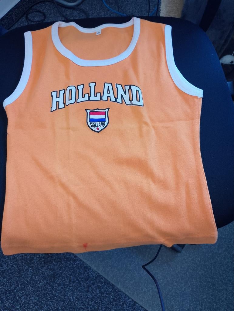 Oranje Holland shirt maat 152, Ophalen of Verzenden, Gebruikt, Jongen of Meisje, Shirt of Longsleeve