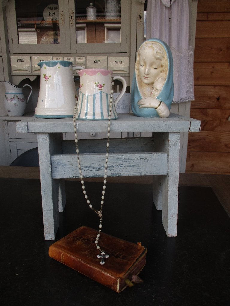 brocante vensterbank bankje, Ophalen of Verzenden