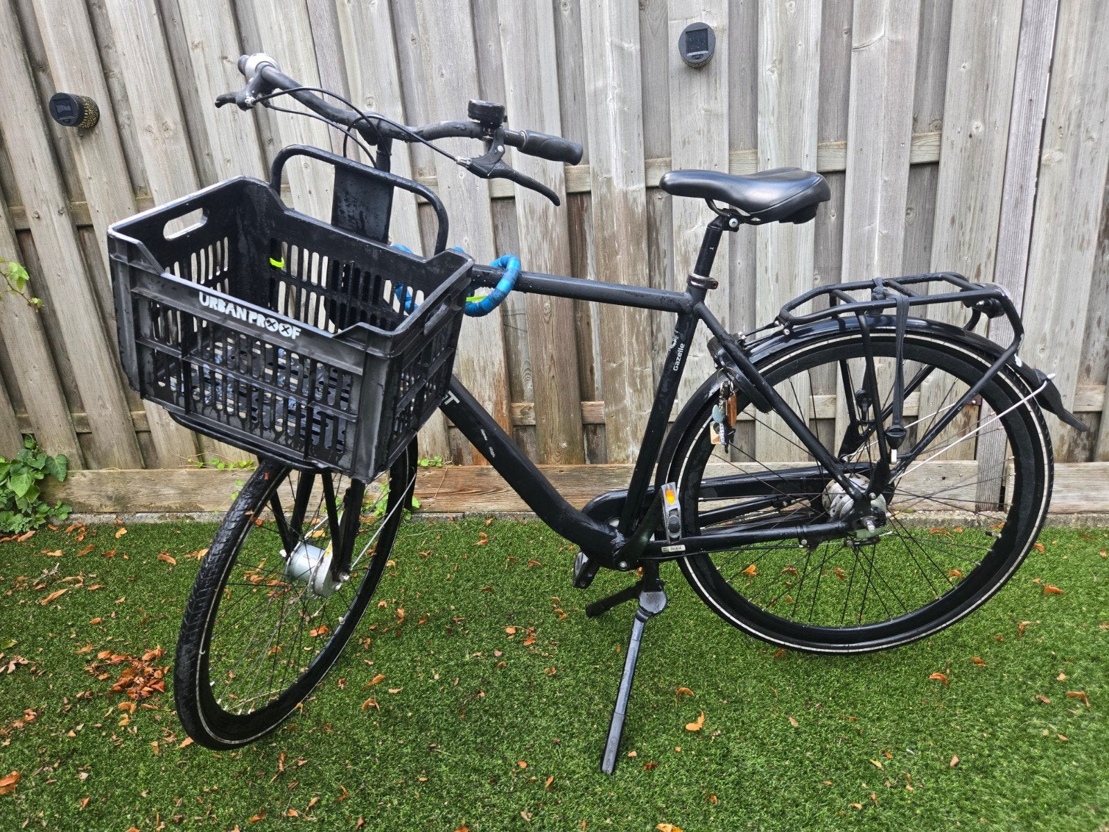 Gazelle Esprit heren stadsfiets zwart - Frame 54 cm, Ophalen, Gebruikt, Velgrem, Versnellingen