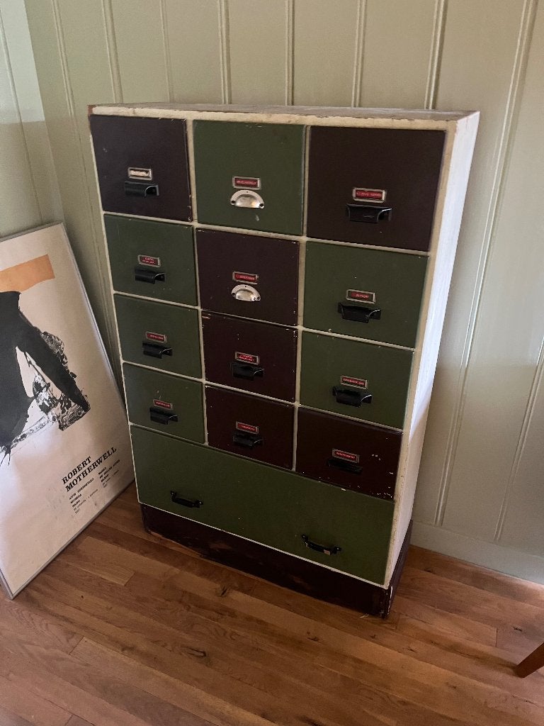 Ladenkast vintage, Huis en Inrichting, Kasten | Ladekasten, Ophalen, Gebruikt, 5 laden of meer, 50 tot 100 cm