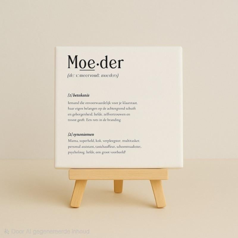 Tegeltje Moeder, Ophalen of Verzenden, Nieuw