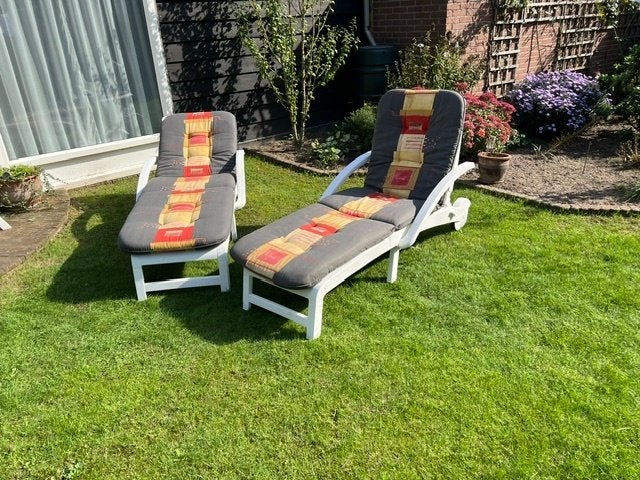 Zonnebedden, Tuin en Terras, Ophalen, Zo goed als nieuw, Kunststof