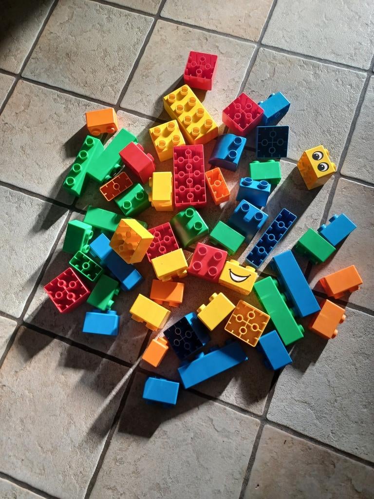 1,2 kilo Lego Quatro (extra grote blokken), Ophalen, Gebruikt, Lego