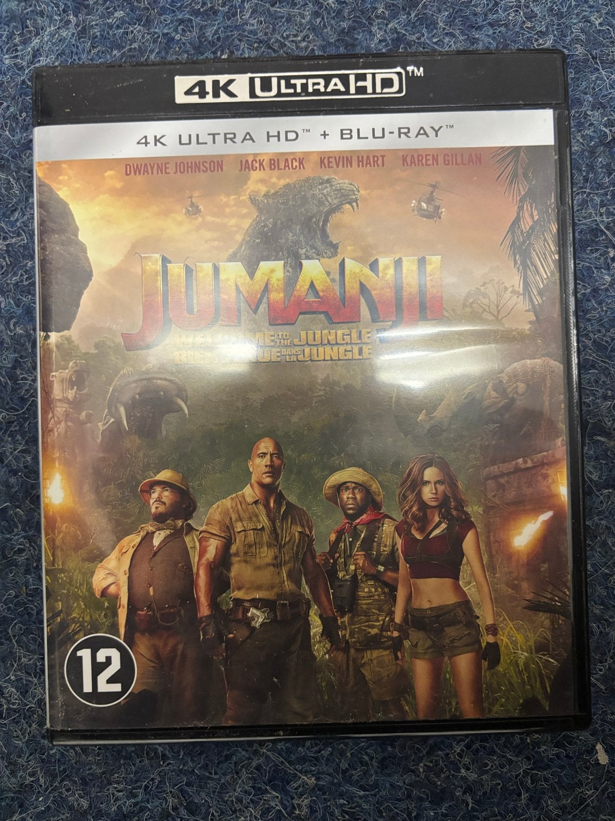Jumanji: Welcome to the Jungle 4K Ultra HD + Blu-ray, Cd's en Dvd's, Blu-ray, Ophalen of Verzenden, Zo goed als nieuw