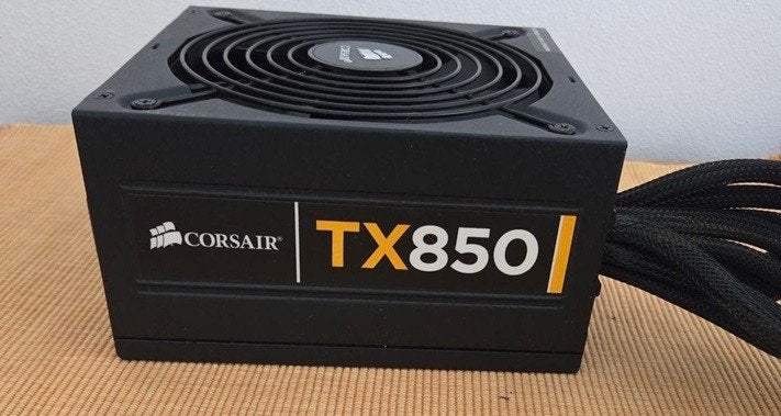 Corsair TX850 V2 80+, Computers en Software, Ophalen of Verzenden, Gebruikt