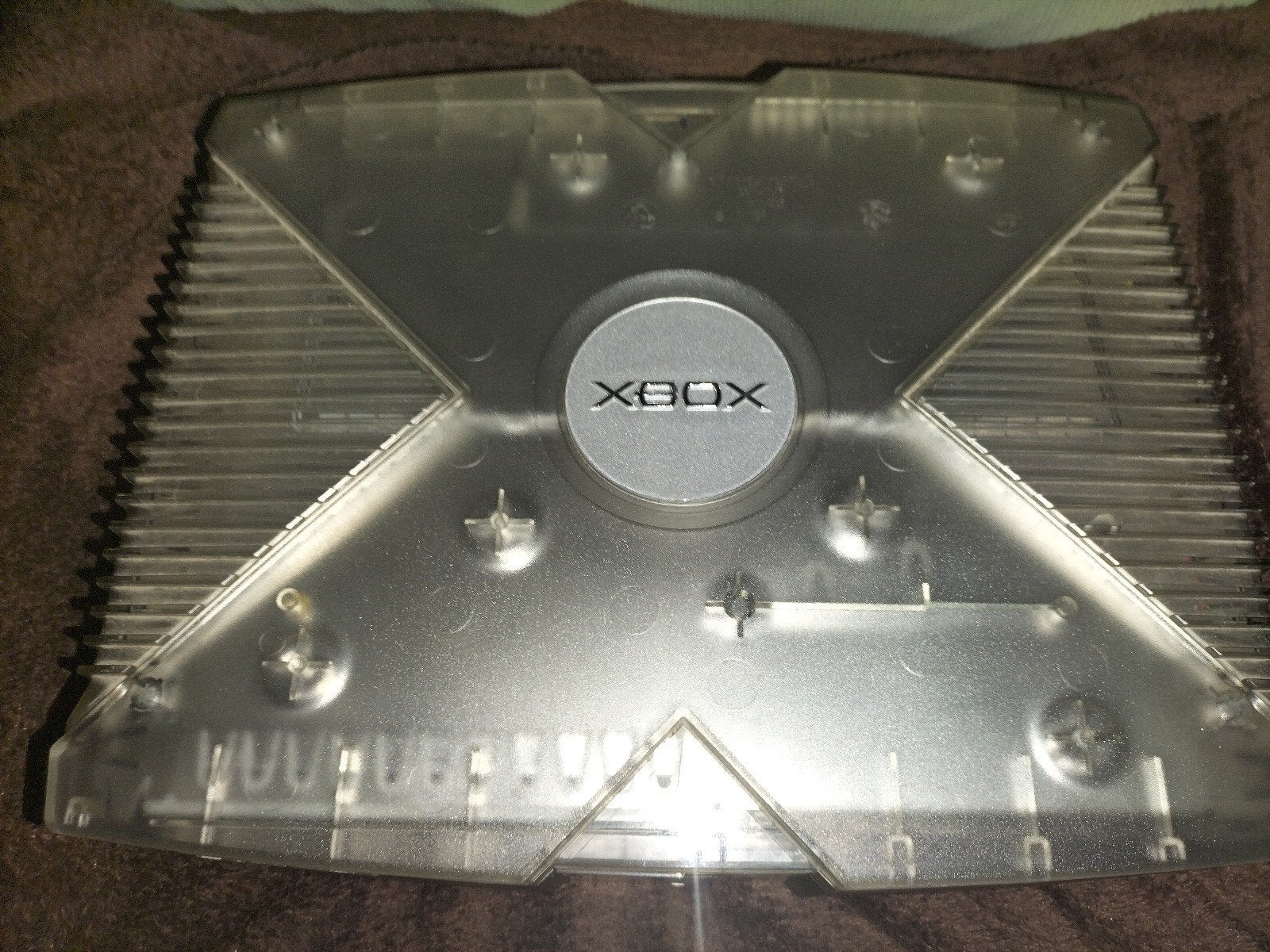 Crystal Xbox - Originele Xbox, Spelcomputers en Games, Ophalen of Verzenden, Gebruikt, Zonder controller, Crystal/doorzichtig