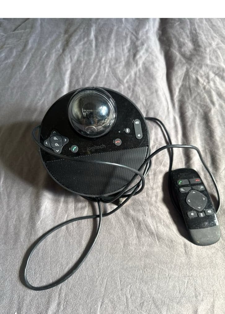 Logitech videoconferencing camera &afsyandbediening, Computers en Software, Webcams, Ophalen of Verzenden