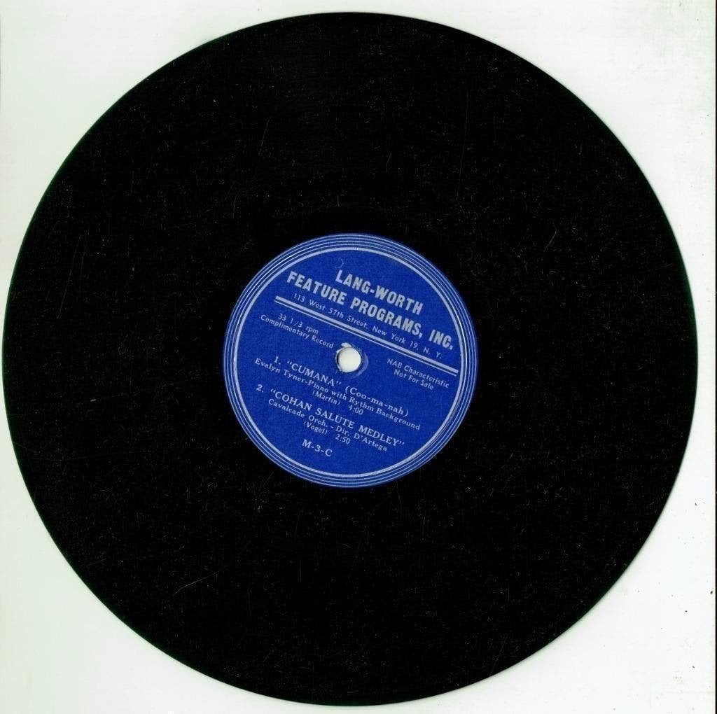 Foto 16 van EVALYN TYNER The First Lady of the Piano 8" 3 stuks