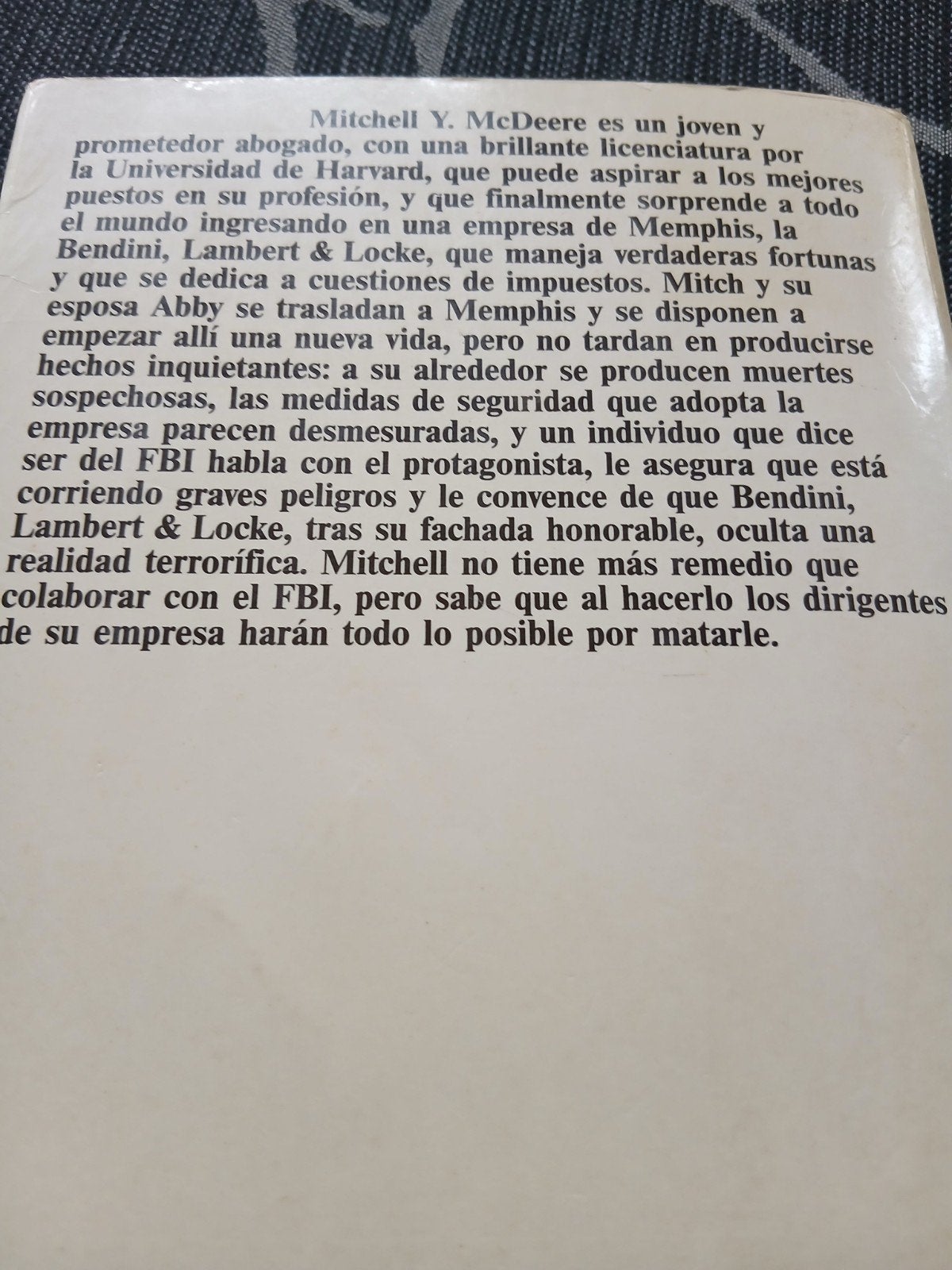 La Tapadera - John Grisham (Spaanse vertaling), Ophalen of Verzenden, Gelezen, John Grisham
