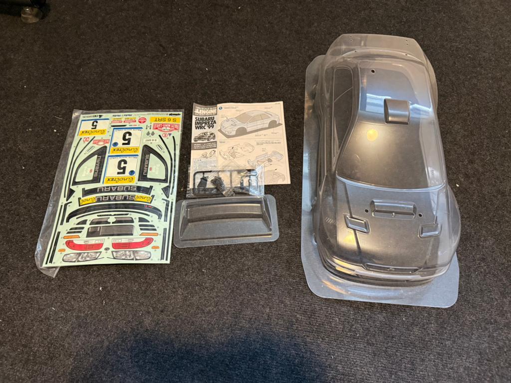 Nieuwe tamiya tgx subaru body, Ophalen of Verzenden, Zo goed als nieuw, Onderdeel