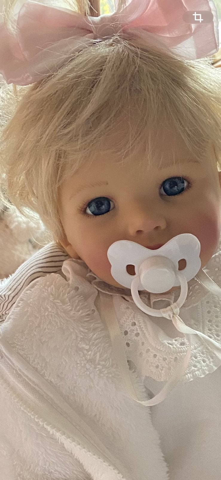Reborn peuter v Doris Stannat limited 🎀, Verzenden, Zo goed als nieuw, Pop