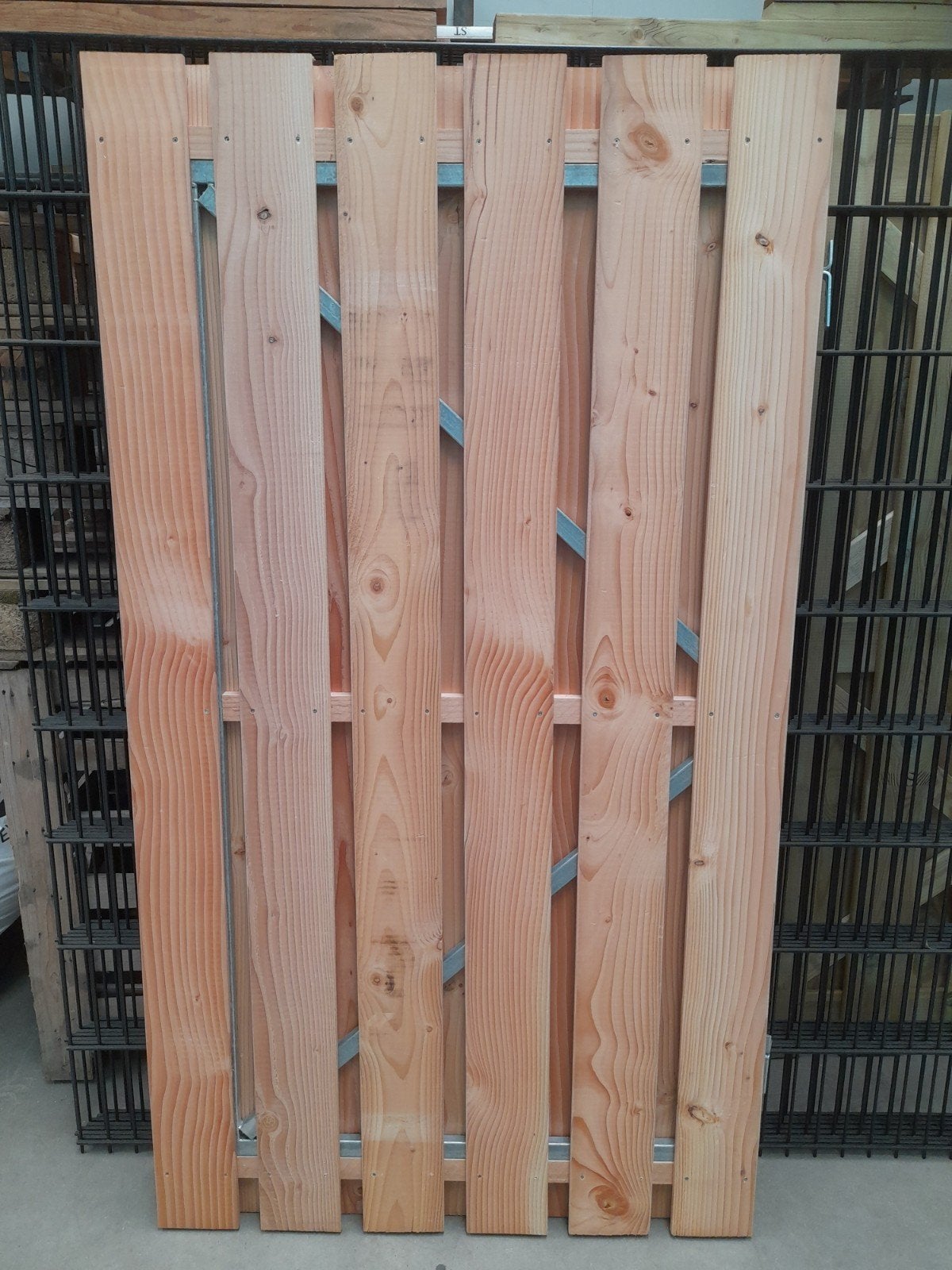 Douglas Schuttingdeur 100x180cm op metalen frame, Ophalen, 1 tot 2 meter, Minder dan 3 meter, Nieuw