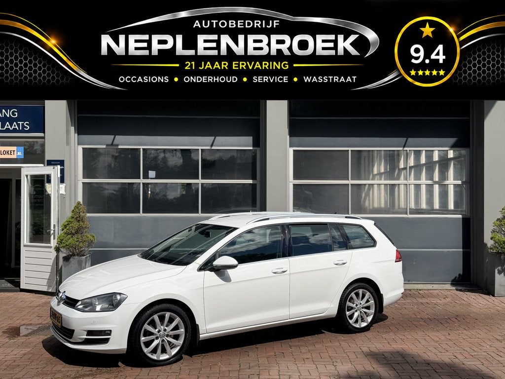 Volkswagen Golf Variant 1.4 TSI Highline Bj 2015 Navi,ClimaA, Auto's, Volkswagen, Euro 5, Stof, Gebruikt, Zwart