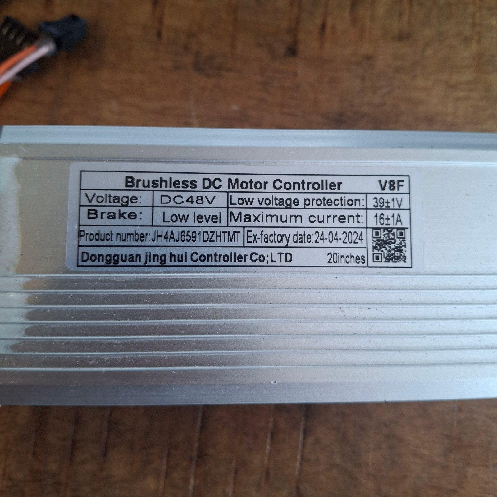 V8 fatbike controller, Ophalen