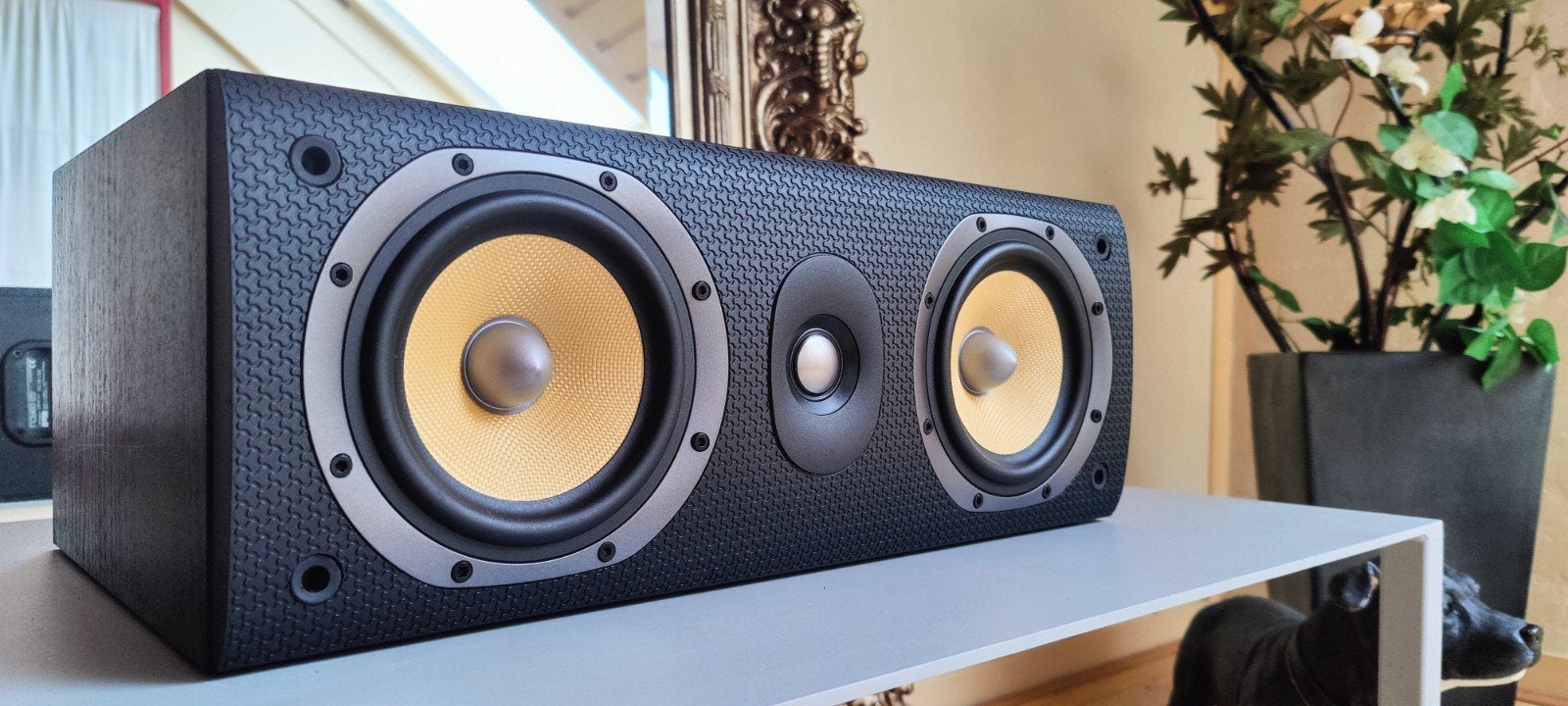 Bowers & Wilkins LCR60-S3 - Center Black Ash., Ophalen of Verzenden, Zo goed als nieuw, Bowers & Wilkins (B&W), 120 watt of meer