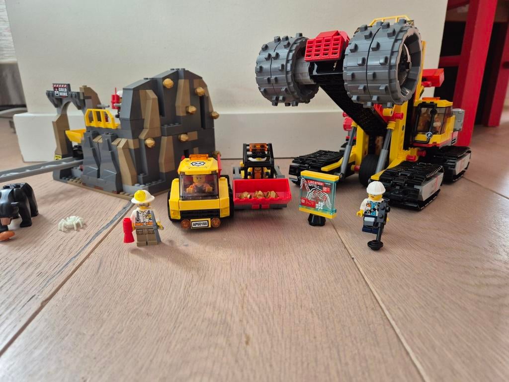 Mijnbouwexpertlocatie, legoset 60188., Kinderen en Baby's, Speelgoed | Duplo en Lego, Ophalen, City, Lego, Zo goed als nieuw