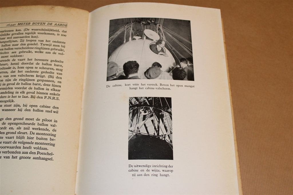 16.940 Meter Boven Aarde [1933] — Opstijgingen Stratosfeer, Boeken, Ophalen of Verzenden, Gelezen, Overige gebieden