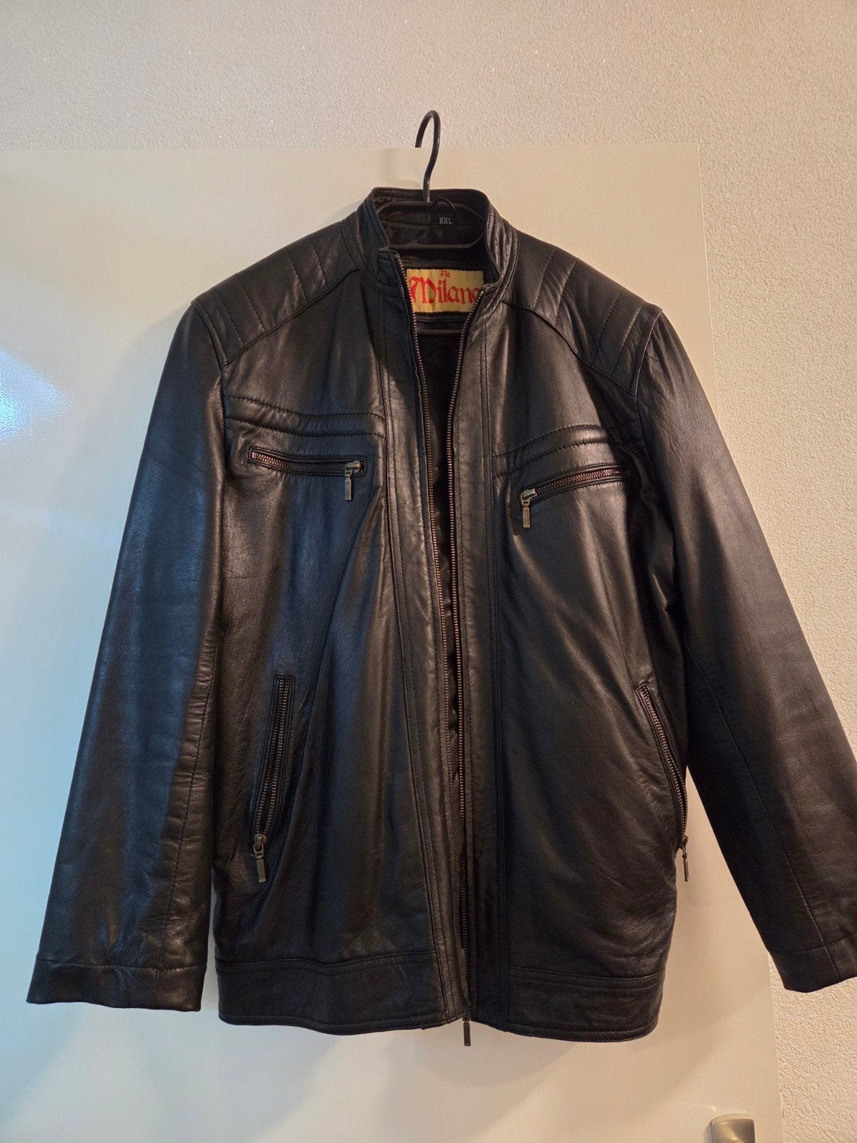 LEREN JAS, Kleding | Heren, Ophalen of Verzenden, Zo goed als nieuw, Bruin