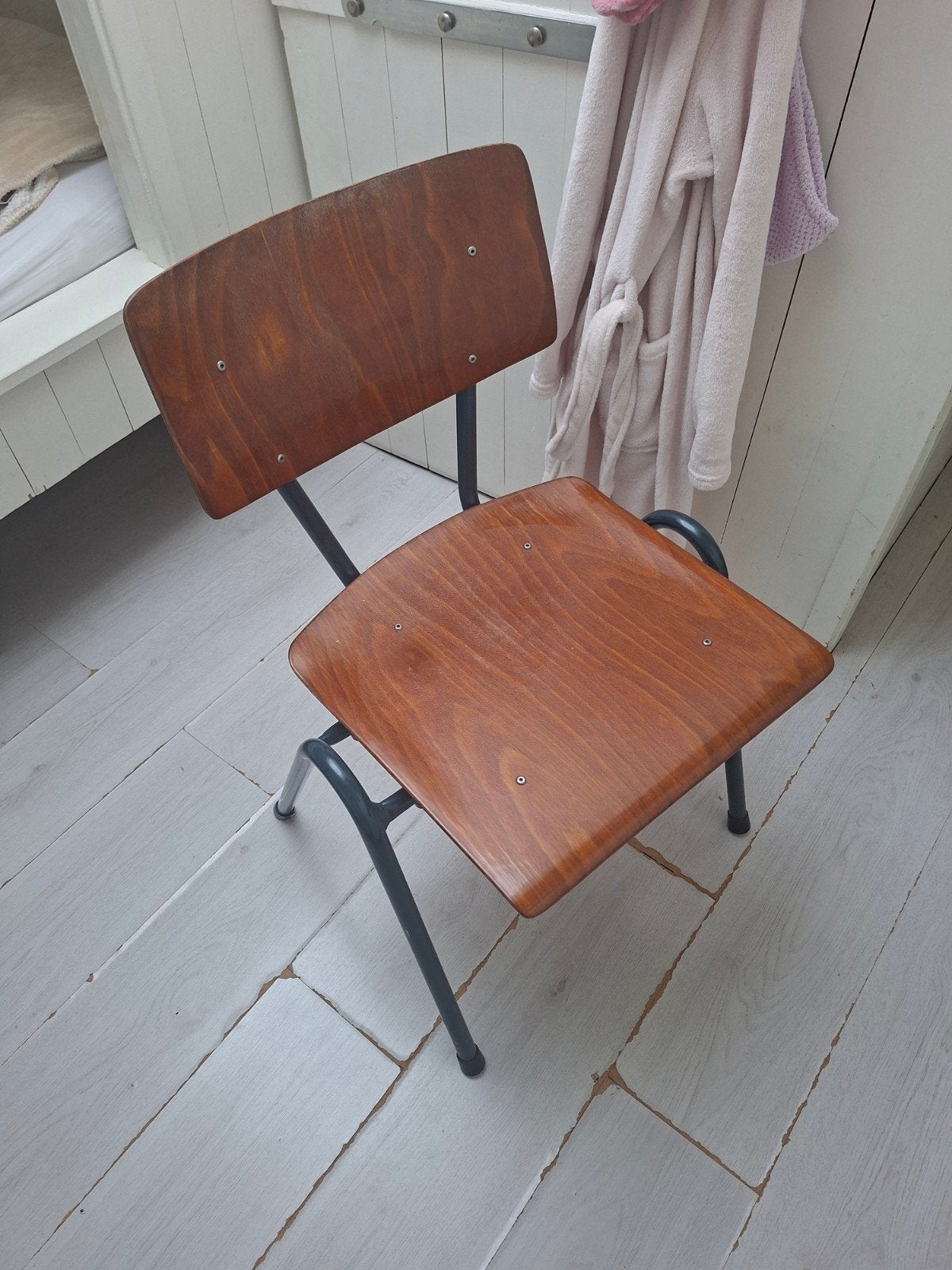 Vintage schoolstoel, Ophalen of Verzenden