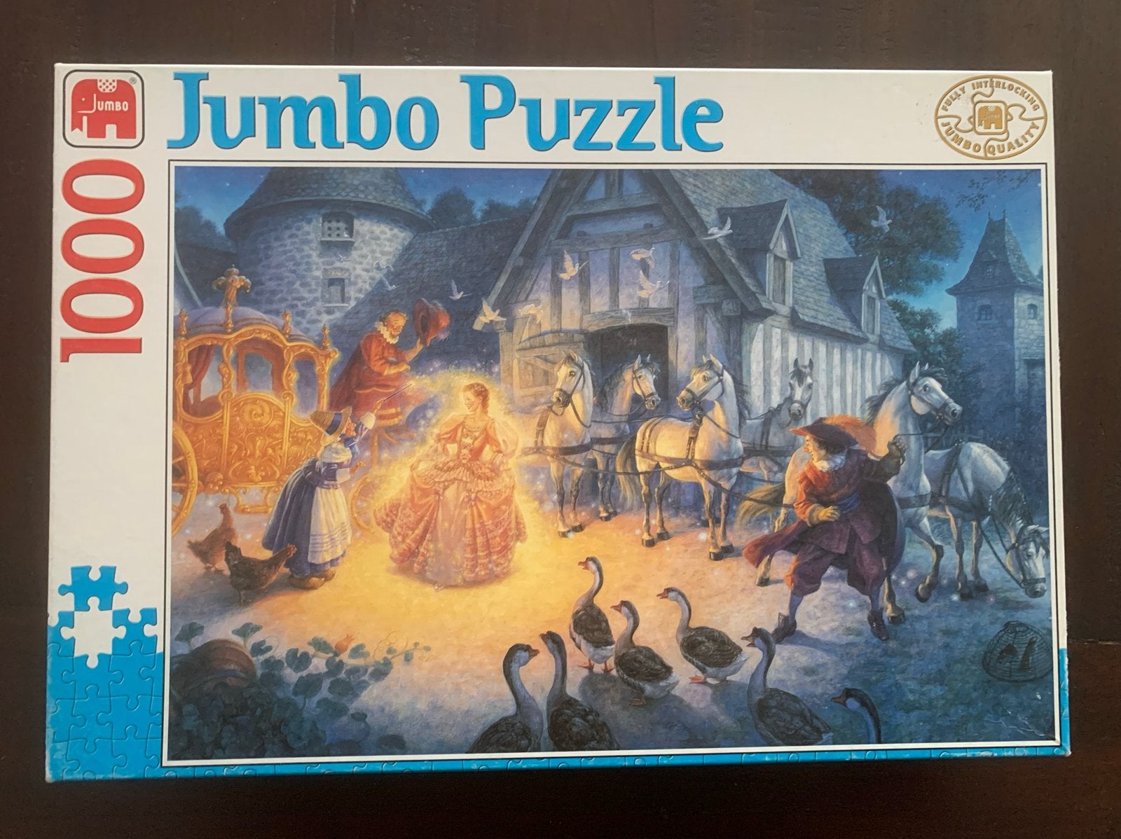 Jumbo Legpuzzel 1000 stukjes - Sprookjesachtig tafereel, Ophalen of Verzenden, 500 t/m 1500 stukjes, Gebruikt
